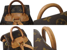 Load image into Gallery viewer, 極美品 LOUIS VUITTON ルイヴィトン ミニモンスリ リュック バックパック M51137 モノグラム ブラウン 中古 4b001721