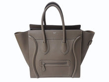 Load image into Gallery viewer, 極美品 CELINE セリーヌ ハンドバッグ ラゲージ ファントム S-AI-4159 ベージュ レザー イタリア製 シルバー金具 中古 4b001727