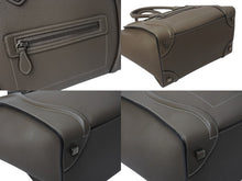 Load image into Gallery viewer, 極美品 CELINE セリーヌ ハンドバッグ ラゲージ ファントム S-AI-4159 ベージュ レザー イタリア製 シルバー金具 中古 4b001727