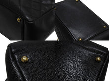 Load image into Gallery viewer, CHANEL シャネル ココマーク チェーン ハンドバッグ 7番台 ブラック キャビアスキン ワンショルダー ロゴ 鞄 ゴールド金具 美品 中古 4b001729