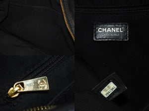 CHANEL シャネル ココマーク チェーン ハンドバッグ 7番台 ブラック キャビアスキン ワンショルダー ロゴ 鞄 ゴールド金具 美品 中古 4b001729