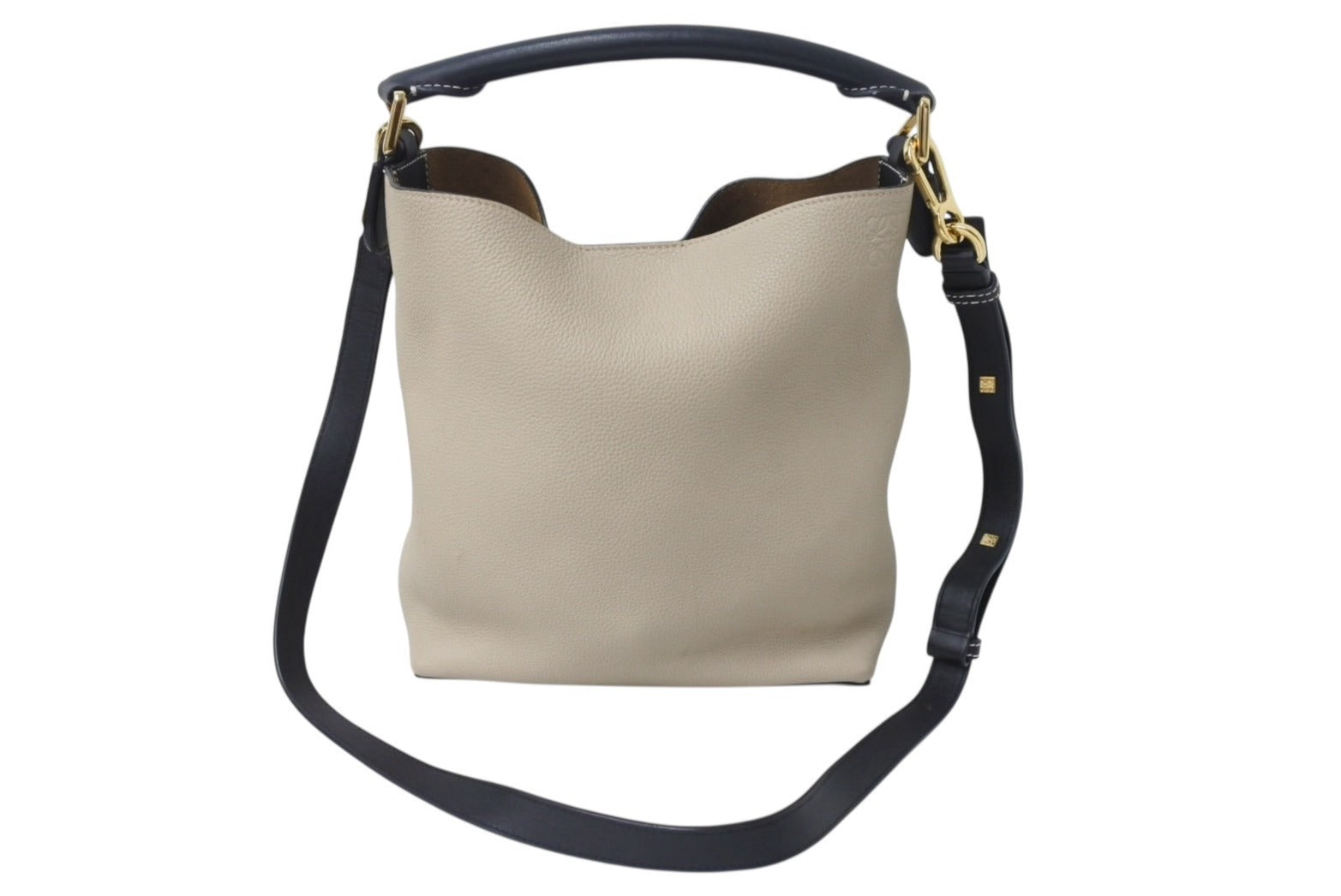 極美品 LOEWE ロエベ 2WAYハンドバッグ Tバケットスモール