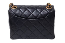 Load image into Gallery viewer, 極美品 CHANEL シャネル ミニマトラッセ18 チェーンショルダーバッグ ラムスキン ブラック 1番台 中古 4b001734