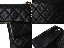Load image into Gallery viewer, 極美品 CHANEL シャネル ミニマトラッセ18 チェーンショルダーバッグ ラムスキン ブラック 1番台 中古 4b001734