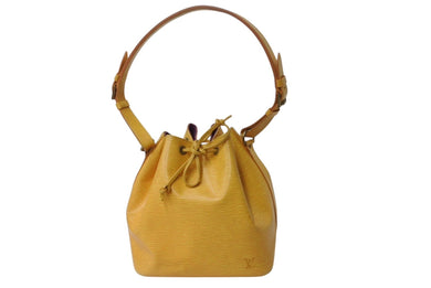 LOUIS VUITTON ルイヴィトン ショルダーバッグ プチ ノエ エピ M44109 タッシリーイエロー ゴールド金具 良品 中古 4b001740
