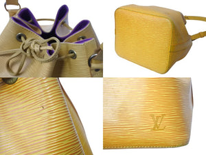 LOUIS VUITTON ルイヴィトン ショルダーバッグ プチ ノエ エピ M44109 タッシリーイエロー ゴールド金具 良品 中古 4b001740