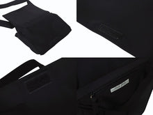 Load image into Gallery viewer, MIUMIU ミュウミュウ ショルダーバッグ MB1283 ライクラ エンボスロゴ ブラック シルバー金具 美品 中古 4b001742