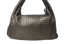 Load image into Gallery viewer, BOTTEGA VENETA ボッテガヴェネタ イントレチャート ホーボー ハンドバッグ レザー ゴールド ワンショルダー 美品 中古 4b001753
