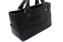 Load image into Gallery viewer, CELINE セリーヌ OLDCELINE オールドセリーヌ ブギーバッグ ハンドバッグ ショルダーバッグ レザー ブラック 美品 中古 4b001756