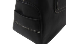 Load image into Gallery viewer, CELINE セリーヌ OLDCELINE オールドセリーヌ ブギーバッグ ハンドバッグ ショルダーバッグ レザー ブラック 美品 中古 4b001756