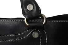 Load image into Gallery viewer, CELINE セリーヌ OLDCELINE オールドセリーヌ ブギーバッグ ハンドバッグ ショルダーバッグ レザー ブラック 美品 中古 4b001756