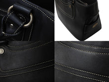 Load image into Gallery viewer, CELINE セリーヌ OLDCELINE オールドセリーヌ ブギーバッグ ハンドバッグ ショルダーバッグ レザー ブラック 美品 中古 4b001756