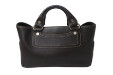 Load image into Gallery viewer, CELINE セリーヌ ハンドバッグ CE00/35 ブラウン レザー シルバー金具 イタリア製 美品 中古 4b001758