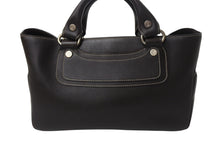 Load image into Gallery viewer, CELINE セリーヌ ハンドバッグ CE00/35 ブラウン レザー シルバー金具 イタリア製 美品 中古 4b001758