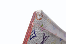 Load image into Gallery viewer, LOUIS VUITTON ルイヴィトン ポシェットクレ コインケース 村上隆 モノグラムマルチカラー ホワイト M93734 良品 中古 4b001760