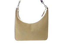 Load image into Gallery viewer, 極美品 GUCCI グッチ チェーンショルダーバッグ 001 3873 3754 キャンバス レザー ベージュ ホワイト 中古 4b001770
