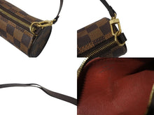 Load image into Gallery viewer, LOUIS VUITTON ルイヴィトン ハンドバッグ パピヨン30 ダミエキャンバス N51303 ブラウン ゴールド金具 良品 中古 4b001774