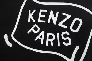 極美品 KENZO ケンゾー EMBARQUEMENT TOKYO 半袖Ｔシャツ BOKE Boy Travels FD55TS4434SY ブラック ホワイト サイズS 中古 4b001788 