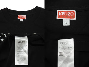 極美品 KENZO ケンゾー EMBARQUEMENT TOKYO 半袖Ｔシャツ BOKE Boy Travels FD55TS4434SY ブラック ホワイト サイズS 中古 4b001788 