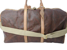 Load image into Gallery viewer, ETRO エトロ ボストンバッグ ショルダーバッグ 2WAY 1008490 ペイズリー柄 総柄 ブラウン レザー ゴールド金具 美品 中古 4b001801