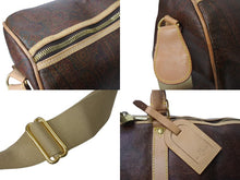 Load image into Gallery viewer, ETRO エトロ ボストンバッグ ショルダーバッグ 2WAY 1008490 ペイズリー柄 総柄 ブラウン レザー ゴールド金具 美品 中古 4b001801
