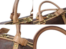 Load image into Gallery viewer, ETRO エトロ ボストンバッグ ショルダーバッグ 2WAY 1008490 ペイズリー柄 総柄 ブラウン レザー ゴールド金具 美品 中古 4b001801
