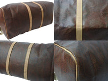 Load image into Gallery viewer, ETRO エトロ ボストンバッグ ショルダーバッグ 2WAY 1008490 ペイズリー柄 総柄 ブラウン レザー ゴールド金具 美品 中古 4b001801