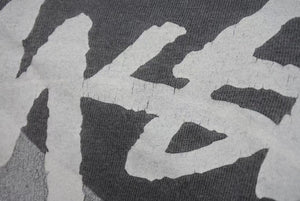 STUSSY x iD ステューシー コラボレーション ワールドツアー 半袖Tシャツ グレー ウォッシュ 中古 4b001804 