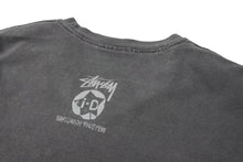画像をギャラリービューアに読み込む, STUSSY x iD ステューシー コラボレーション ワールドツアー 半袖Tシャツ グレー ウォッシュ 中古 4b001804 