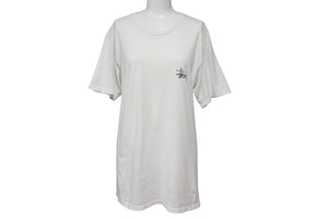 STUSSY ステューシー 半袖Ｔシャツ STUSSY ステューシー 半袖Tシャツ ホワイト オールド クラシック ロゴ ホワイト S 中古 4b001805
