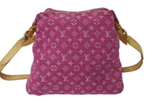 Load image into Gallery viewer, LOUIS VUITTON ルイヴィトン ハンドバッグ ワンショルダー バギーGM モノグラムデニム M95210 ピンク ゴールド金具 美品 中古 4b001811