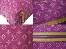 Load image into Gallery viewer, LOUIS VUITTON ルイヴィトン ハンドバッグ ワンショルダー バギーGM モノグラムデニム M95210 ピンク ゴールド金具 美品 中古 4b001811
