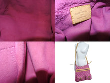 Load image into Gallery viewer, LOUIS VUITTON ルイヴィトン ハンドバッグ ワンショルダー バギーGM モノグラムデニム M95210 ピンク ゴールド金具 美品 中古 4b001811