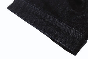 極美品 CHANEL シャネル デニムパンツ ジーンズ 7部丈 P51773V38776 コットン インディゴ ネイビー金具 サイズ36 中古 4b001818