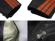 Load image into Gallery viewer, HARLEY-DAVIDSON ハーレーダビットソン ライダースジャケット レザージャケット ブラック ブラウン レザー M メンズ 美品 中古 4b001829
