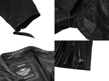 Load image into Gallery viewer, HARLEY-DAVIDSON ハーレーダビットソン ライダースジャケット レザージャケット ブラック レザー XL メンズ 美品 中古 4b001829