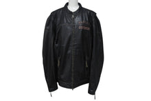 Load image into Gallery viewer, HARLEY-DAVIDSON ハーレーダビットソン ライダースジャケット レザージャケット ブラック レザー XL メンズ 美品 中古 4b001829
