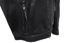 Load image into Gallery viewer, HARLEY-DAVIDSON ハーレーダビットソン ライダースジャケット レザージャケット ブラック レザー XL メンズ 美品 中古 4b001829