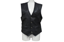 Load image into Gallery viewer, HARLEY DAVIDSON ハーレイダビットソン USA製 vintage ヴィンテージ レザー ベスト 本革 サイズ 40 美品 中古 4b001831