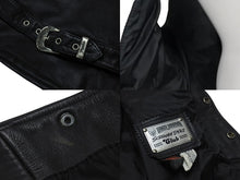 Load image into Gallery viewer, HARLEY DAVIDSON ハーレイダビットソン USA製 vintage ヴィンテージ レザー ベスト 本革 サイズ 40 美品 中古 4b001831