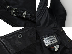 HARLEY DAVIDSON ハーレイダビットソン USA製 vintage ヴィンテージ レザー ベスト 本革 サイズ 40 美品 中古 4b001831