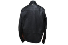 Load image into Gallery viewer, 極美品 HARLEY-DAVIDSON ハーレーダビットソン ライダースジャケット ブラック グレー ブラウン レザー M メンズ 中古 4b001837