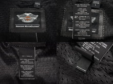 画像をギャラリービューアに読み込む, HARLEY DAVIDSON ハーレーダビッドソン 115周年記念品 レザーベスト 98001-18ac カウレザー 刺繍 ブラック サイズ L 美品 中古 4b001838