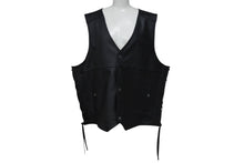 Load image into Gallery viewer, 新品未使用品 HARLEY-DAVIDSON ハーレーダビッドソン TRADITION Ⅱ LEATHER VEST レザー ベスト ブラック 黒 バイク 中古 4b001843