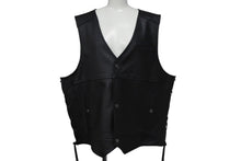 Load image into Gallery viewer, 新品未使用品 HARLEY-DAVIDSON ハーレーダビッドソン TRADITION Ⅱ LEATHER VEST レザー ベスト ブラック 黒 バイク 中古 4b001843