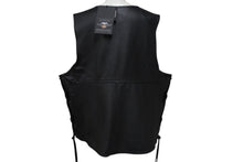 Load image into Gallery viewer, 新品未使用品 HARLEY-DAVIDSON ハーレーダビッドソン TRADITION Ⅱ LEATHER VEST レザー ベスト ブラック 黒 バイク 中古 4b001843
