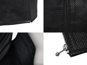 HARLEY-DAVIDSON ハレーダビットソン レザー ベスト フルジップ アップ 牛革 リアルレザー vintage ヴィンテージ 美品 中古 4b001845