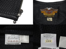 Load image into Gallery viewer, HARLEY-DAVIDSON ハレーダビットソン レザー ベスト フルジップ アップ 牛革 リアルレザー vintage ヴィンテージ 美品 中古 4b001845