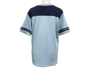 HYSTERIC GLAMOUR ヒステリックグラマー 半袖リンガーTシャツ 2CT-4900 フリーサイズ スターモチーフ ブルー ネイビー 美品 中古 4b001846 