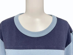 HYSTERIC GLAMOUR ヒステリックグラマー 半袖リンガーTシャツ 2CT-4900 フリーサイズ スターモチーフ ブルー ネイビー 美品 中古 4b001846 